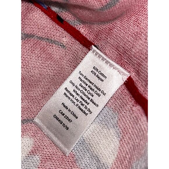 Talbots Plus X Red Short Sleeve Floral Sweater X NWT - Picture 6 of 6